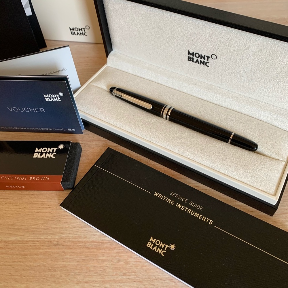 Mont Blanc Meisterstuck platinum coated classic